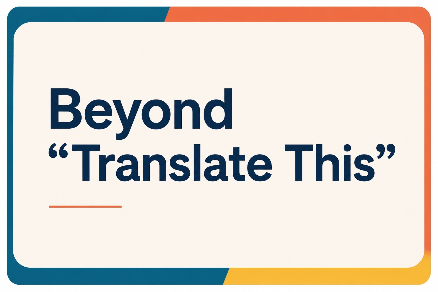 AI Translation and Human Expertise